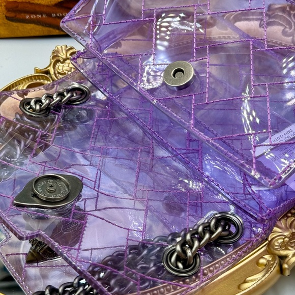 🆕 KURT GEIGER LONDON 🧿 NWOT Mini Kensington Crossbody Bag, Light Purp - Picture 12 of 16